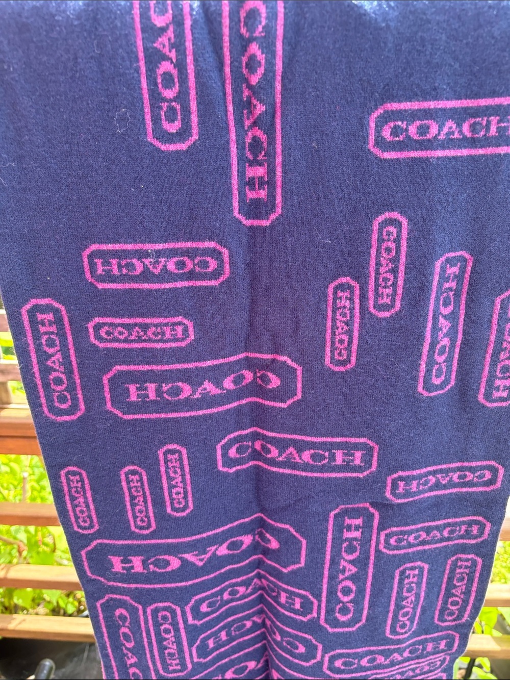 Coach Reversible Scarf - Picture 2 of 5